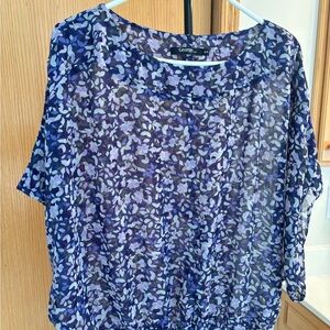 George Flower Pattern Blouse - Size Small